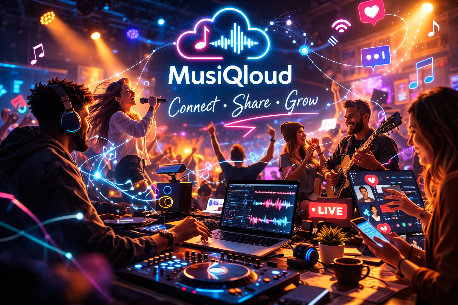 Independent musicians on MusiQloud